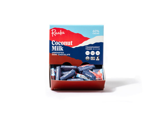60% Coconut Milk Mini Chocolate Bars