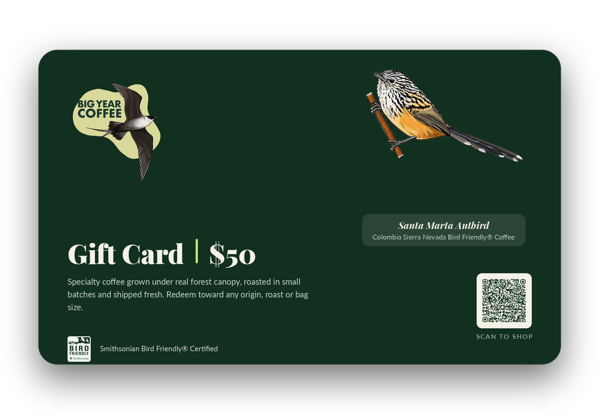 Big Year Coffee Gift Card 🇺🇸